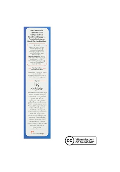 Nbt Life Berliv Lipozamal Berberin 30 Kapsül