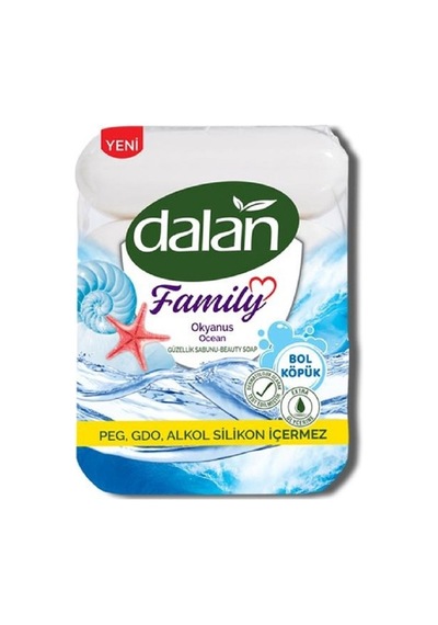 Dalan Family Sabun Okyanus 75 gr x 4 Ad (3 Paket)