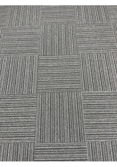 Karo Halı City 620 1 Karo: 50 X 50 Cm 1 Paket: 5 M² Gri