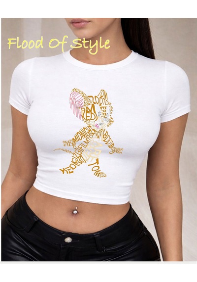 Flood Of Style Beyaz Babby Tee Jerrr Özel Tasarım