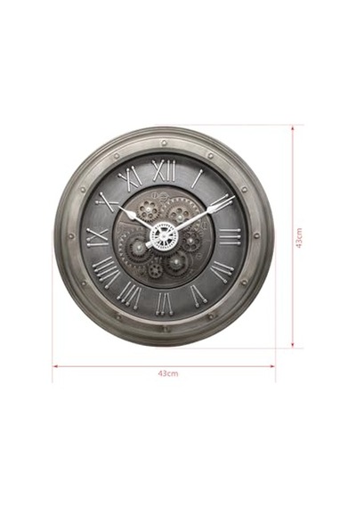 Premium Serisi Antik Eskitme Kadranlı Döner Çarklı Ev Ve Ofis Duvar Saati Kabartma Roma Rakamlı 40 Cm Gri 0240-keçe-şekilli-48cm Premium Serisi Antik Eskitme Kadranlı Döner Çarklı Ev Ve Ofis Duvar Saati Kabartma Roma Rakamlı 40 Cm Gri 0240-keçe-şekilli-48cm