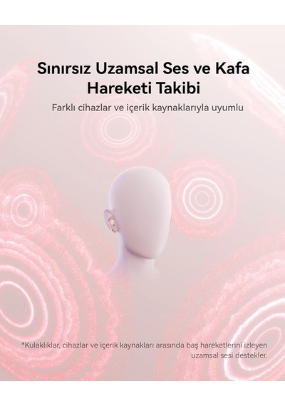 Freebuds 7i Kulaklık, Akıllı Aktif Gürültü Engelleme 4.0, Sınırsız Uzamsal Ses, İos Ve Android İle Uyumlu, Stabil Ve Net Görüşmeler, Konforlu Uyum İçin 4 Kulaklık Ucu, Pembe