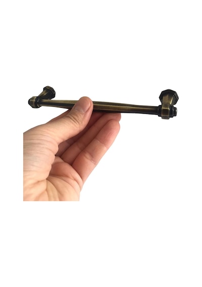 15 Adet Padişah Kulp 128 Mm Antik Sarı Mutfak Kulpu Çekmece Dolap Kapak Kulbu Metal Mobilya Dolabı Kulpları