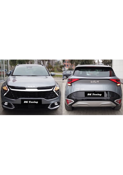 Dk Tuning Kia Yeni Nesil Gri Metal Kaput Bagaj 21cm Logo Arma