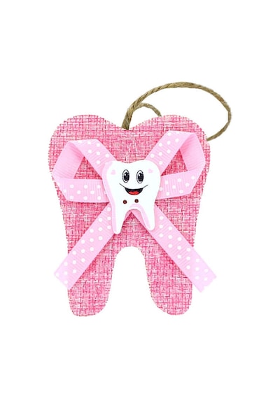 Diş Figürlü Çanta - Pembe - 12 Adet Pembe