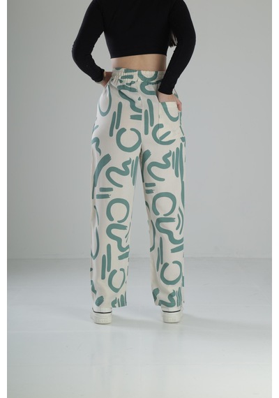 Cocopelli Yes İl Etnik Desenli Baggy Pantolon Coc1848 Desenli