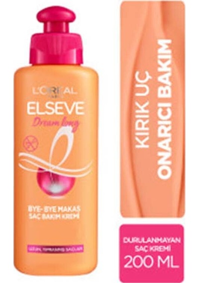 2 Adet Elseve Saç Bakım Kremi Bye Bye Makas 200 Ml