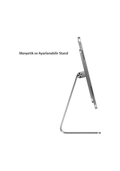 Apple Uyumlu iPad, Pro 4. Nesil M2 2022 11 Inç Tablet Manyetik Yapışan Tablet Tutucu Masaüstü