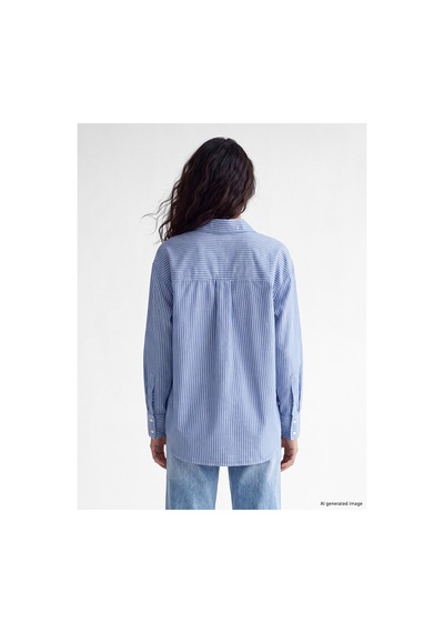 LC Waikiki Two Mt Shop Kalitesi Xsıde Mavi Çizgili Oversize Oxford Kadın Gömlek Mavi - 930114569 Mavi LC Waikiki Two Mt Shop Kalitesi Xsıde Mavi Çizgili Oversize Oxford Kadın Gömlek Mavi - 930114569 Mavi