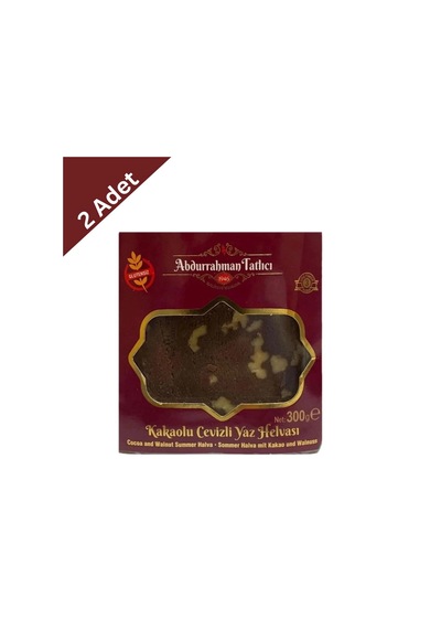 Abdurrahman Tatlıcı Kakaolu Ve Cevizli Yaz Helvası 300 G X2 Adet- Hafif, Çıtır Ve Modern Bir Tatlı Deneyimi