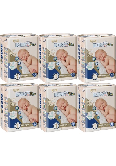 Pedo Plus Bebek Bezi Beden:1 2-5kg Yeni Doğan 240 Adet Jumbo Av 6'lı