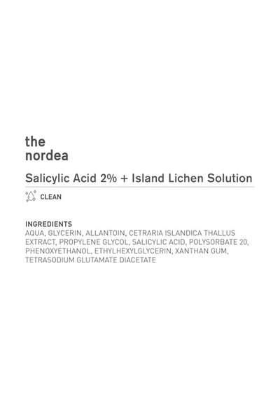 The Nordea Salıcylıc Acıd 2% + Lıchen Cleanser