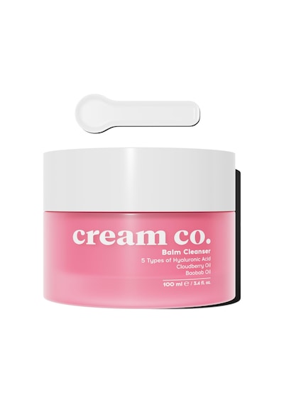 Cream Co. Yağ Bazlı Balm Yüz Makyaj Temizleyici, Aydınlatıcı Nemlendirici, Hyaluronik Asit, 100 Ml