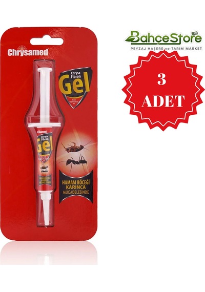 Chrysamed Fibron Gel Hamamböceği Ve Karınca Mücadelesinde 3 x 5 G