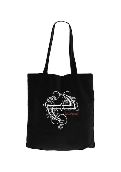 Evanescence Logo Siyah Kanvas Bez Çanta Siyah