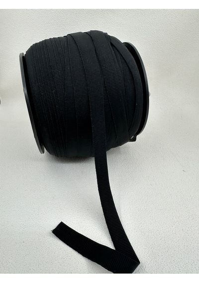 1.7 Cm Grogren Lastik-5 Metre - Siyah