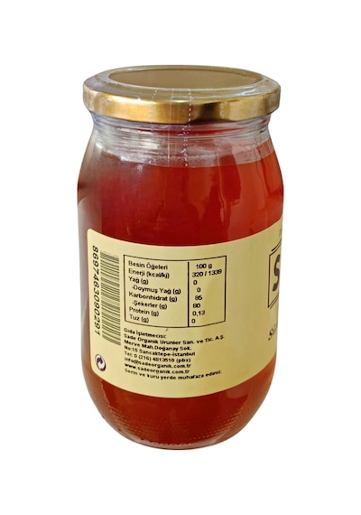 Sade Organik Süzme Çiçek Balı 460 Gr. 2 Li Paket