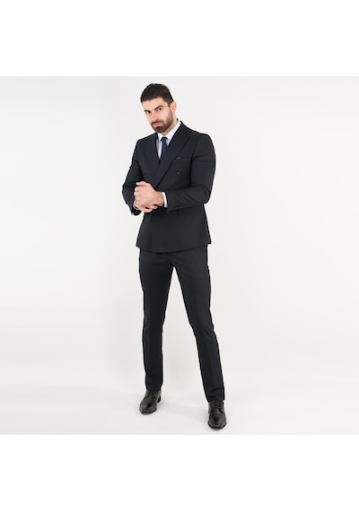 Apartro Kruvaze Slimfit Erkek Takım Elbise