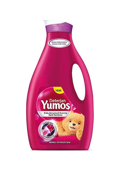 Yumoş Renkli Giysiler İçin Çamaşır Deterjanı 2520 Ml 2950 ML