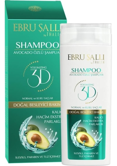 Ebru Şallı By Thalia Kuru ve Normal Saçlar için Avokado Özlü Bakım Şampuan 300 ML Ebru Şallı By Thalia Kuru ve Normal Saçlar için Avokado Özlü Bakım Şampuan 300 ML
