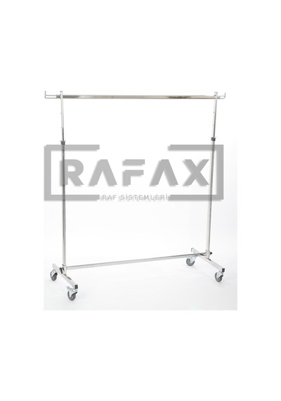 Rafax, Tekerlekli Elbise Askılığı 120 Cm, Tekli Kıyafet Askılığı (491442134)