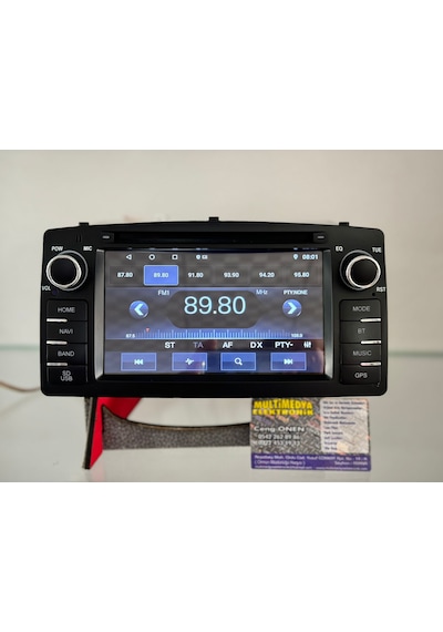 Toyota Corolla 2005 Multimedya Navigasyon Android Gerçek 4Gb Ram