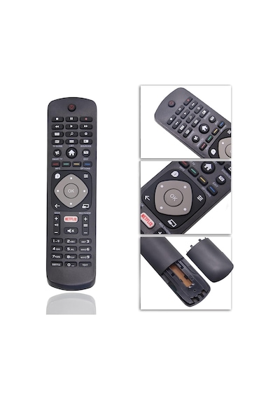 Philips Evrensel Lcd Led 3d Hd Akıllı Tv İçin Philips Tv Yedek Uzaktan Kumandası, Netflix İle - Kurulum Gerekmez