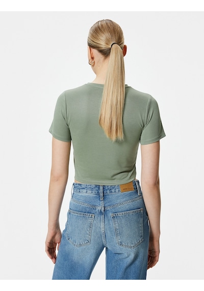Koton Crop Tişört Kısa Kollu Bisiklet Yaka Modal Karışımlı Ada Çayı 4sak50259ek 4SAK50259EK983 Açık Yeşil Koton Crop Tişört Kısa Kollu Bisiklet Yaka Modal Karışımlı Ada Çayı 4sak50259ek 4SAK50259EK983 Açık Yeşil