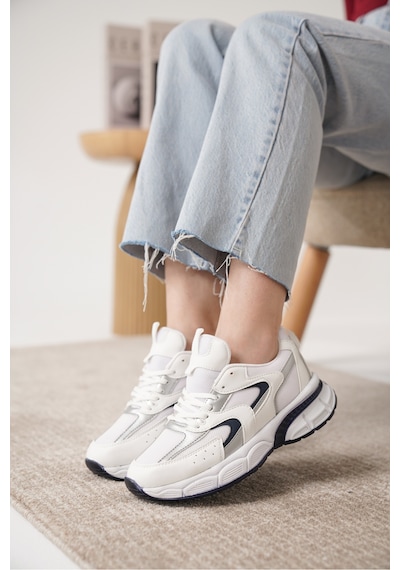Daxtors Sameto Günlük Ortopedik Kadın Sneaker Spor Ayakkabı Beyaz Daxtors Sameto Günlük Ortopedik Kadın Sneaker Spor Ayakkabı Beyaz
