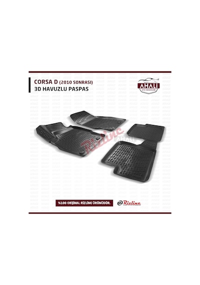 Rizline Opel Corsa D 3D Havuzlu Paspas 2006-2014