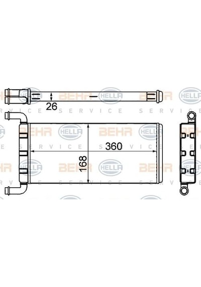 Mahle-knecht-behr Ah241000s Kalorifer Radyatörü Crafter Sprinter 06 2e0819017c