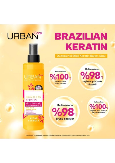 Urban Care Brazilian Keratin Saç Bakım Sütü, 200 Ml