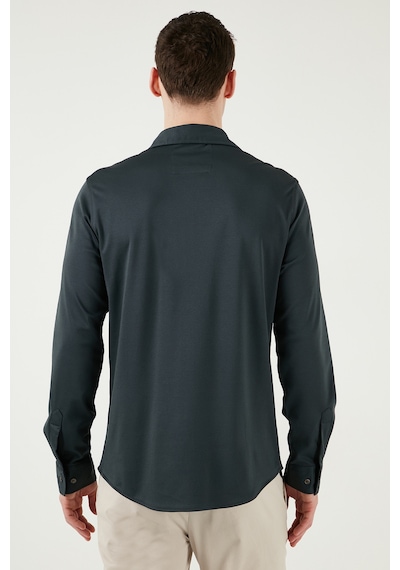 Buratti Pamuklu Regular Fit Düz Yaka Erkek Gömlek Cf25S119628 Antrasit Buratti Pamuklu Regular Fit Düz Yaka Erkek Gömlek Cf25S119628 Antrasit