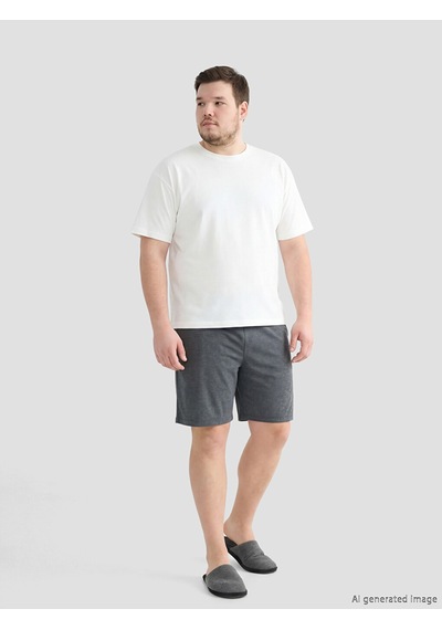 Lc Waikiki Lc Waıkıkı Antrasit Standart Kalıp Erkek Pijama Alt Şort
