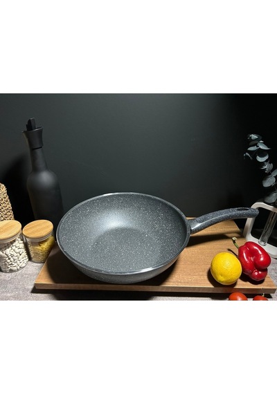Granit Wok Tava 28 Cm-9059805347767