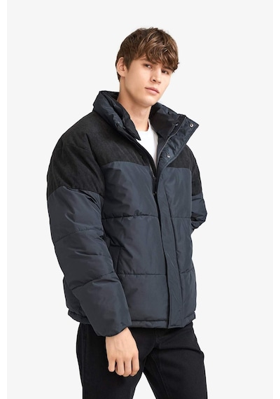 Defacto Oversize Geniş Kalıp Dik Yaka Kadife Detaylı Peluş Astarlı Mont E9976ax25wnar235 Antrasit-ar235 Defacto Oversize Geniş Kalıp Dik Yaka Kadife Detaylı Peluş Astarlı Mont E9976ax25wnar235 Antrasit-ar235