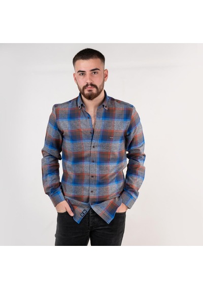 Dorss Slimfit Ekose Erkek Gömlek