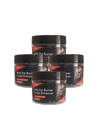 Eelhoe 4lü Adet Belly Fatburner Sweat Enhancer Erkeklere Özel Şekillendirme Kremi 100 Ml