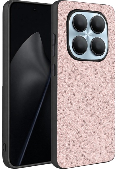 Xiaomi Redmi Note 15 Pro 5g Bright Simli Kapak - Pembe