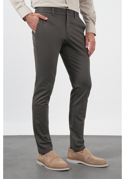 İmza Haki Yan Cep Slim Fit Esnek Jogger Pantolon 1003260274