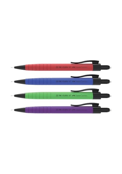 Uçlu Kalem Tri-click Vers. Rubberized, 0.7, Asorti Genel
