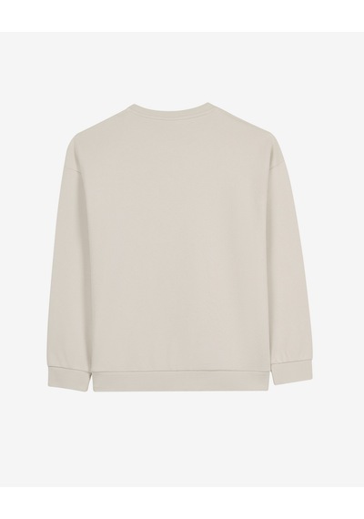 Skechers M Essential Crewneck Sweatshirt Erkek Gri Sweatshirt S2610015-1457