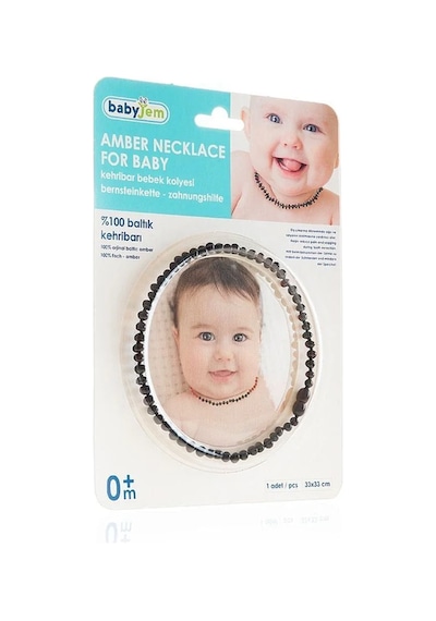 Babyjem Orjinal Sertifikalı Kehribar Bebek Kolyesi Vişne