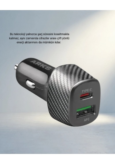Hızlı Şarj Araç Cihazı 38w Type-c Usb İkili Port