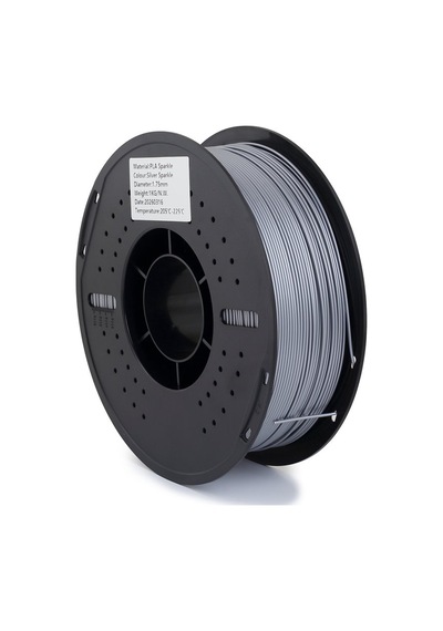 Filamix Pla Sparkle Gümüş Filament 1.75mm 1kg Simli Parlak Yüzey