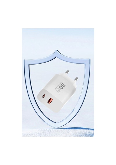 C89q 1 Adet 30w Type-c Ve 1 Adet 22.5w Usb Çıkışlı Ekstra Dl49 1m Usb To Type-c Kablolu Pd