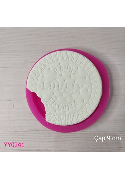Yy0241 Ucu Isırılmış Bisküvi Silikon Kalıp