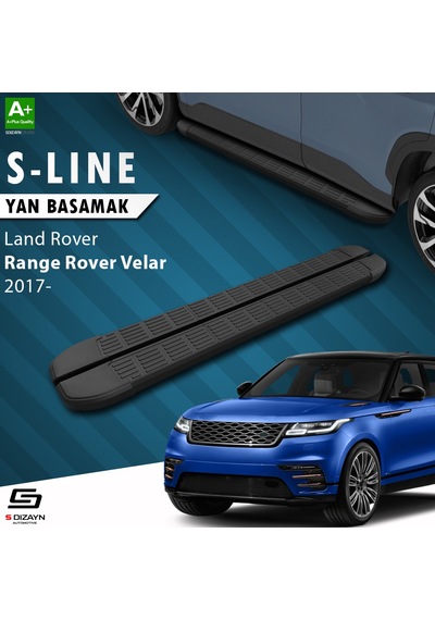 S-dizayn Land Rover Range Rover Velar S-line Siyah Yan Basamak 193 Cm 2017 Üzeri A+ Kalite