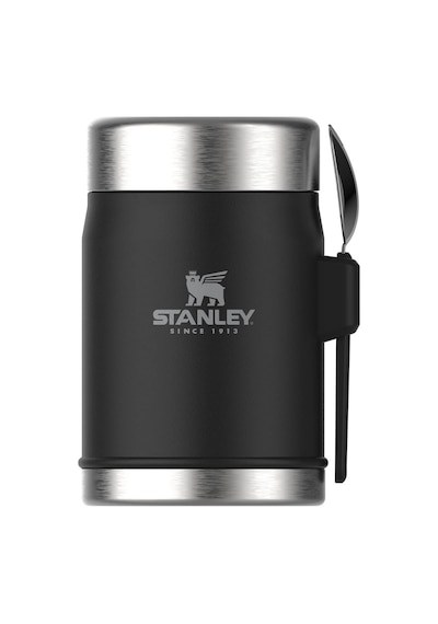Stanley Classic Legendary Kaşıklı Yemek Termosu 0.4l Siyah