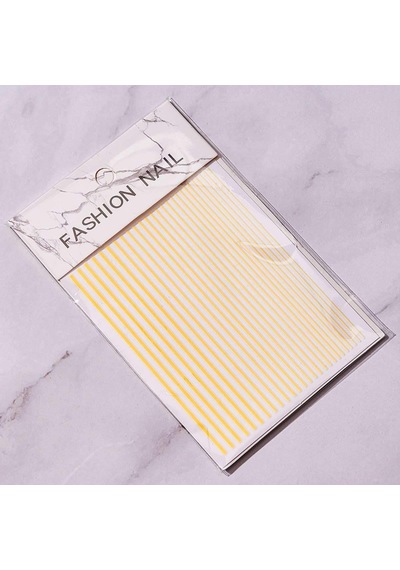 Adanil Nail Art Kendinden Yapışkanlı Şerit Sticker Turuncu